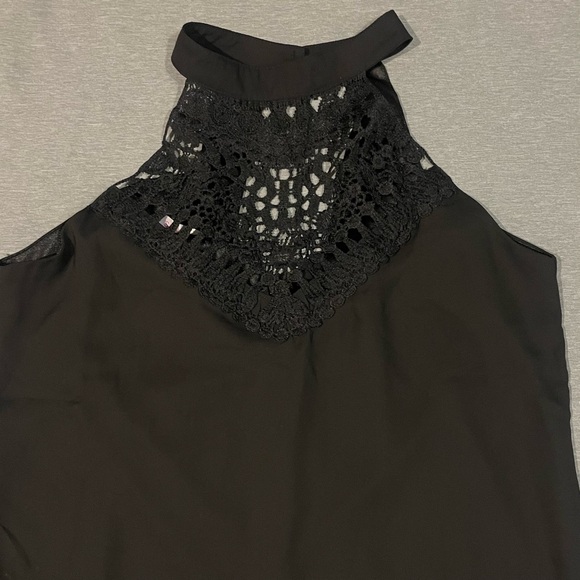 Chic Black Halter Mini Dress - Picture 5 of 11